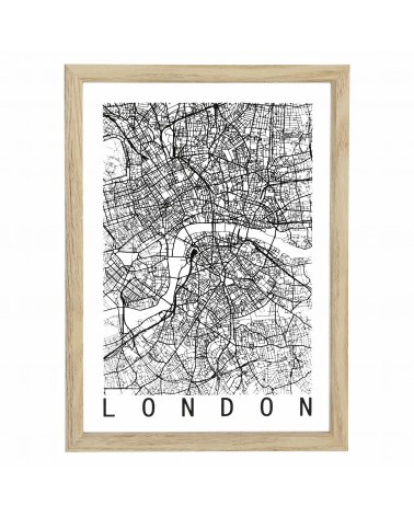 Obraz Mapa Londyn